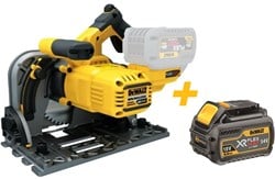 DeWalt DCS520NT-XJ XR Flexvolt Inval Cirkelzaag 165mm | in TSTAK koffer Inclusief DCB546-XJ XR FLEXVOLT 18V-54V 6.0Ah accu
