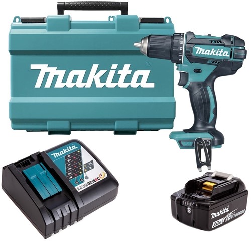 Makita DDF485RF 18v Boor en schroefmachine brushless 3 0 Ah accu 1 st snellader koffer DDF485RF
