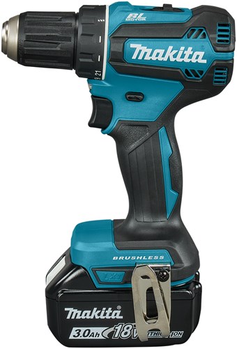 Makita DDF485SFE 18 V Boor-/schroefmachine brushless 3,0 Ah accu (2 st), lader, in koffer-2
