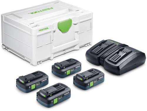 Festool SYS 18V 4x 4.0Ah TBX4/TCL6DUO Energie-set - 578823
