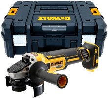 3 inch accu haakse slijper compatibel met Dewalt 20V accu (zonder batterij), 16.800rpm borstelloze mini-haakse slijper met digitale weergave, 2 slijpschijven, 2 scheidingsschijven, stofbescherming