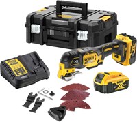 DeWalt DCS356P2 | Oscillerende Accu multitool | 18V | 5.0Ah | Li-Ion in TSTAK | 18V (2x 5.0Ah accu + lader) - DCS356P2-QW