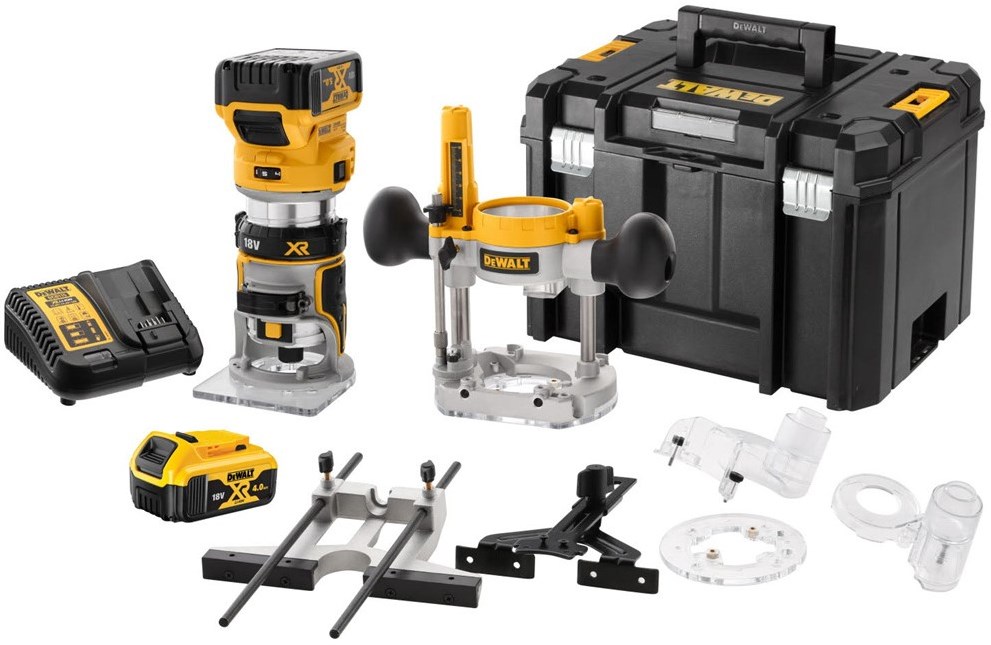 Einhell Accu Kantenfrees & Bovenfrees TP-RO 18 Set Li BL Solo