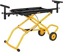 DeWalt DE7260 Verrijdbaar Onderstel tbv Afkortzaag/Vlak- en Vandiktebank - DE7260-XJ