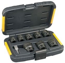DeWalt DT7507-QZ Slagmoersleutel doppenset 9-dlg. - DT7507-QZ