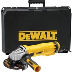 DeWalt DWE4237K 1400W 125mm haakse slijper met herstartbeveiliging in koffer - DWE4237K-QS