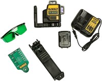 DeWalt DCE089D1G zelfnivellerende kruislijnlaser 12V 1x 2.0Ah accu - groene laser - DCE089D1G-QW-2
