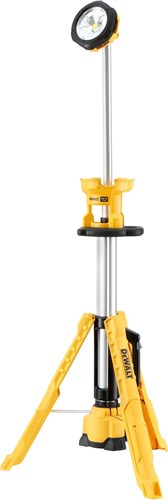 DeWalt DCL079-XJ 18 Volt XL Led Werklamp met statief zonder accu en lader - DCL079-XJ