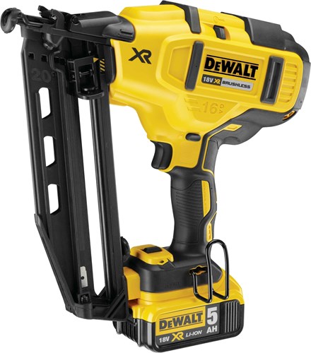 DeWalt DCN660P2 18V Afwerktacker 16Ga 2x5.0Ah in koffer - DCN660P2-QW-2