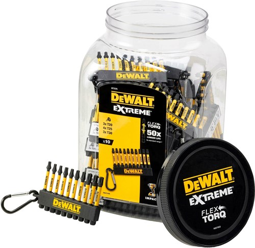 DeWalt Accessoires DT7275-QZ Torx High Impact Schroevendraaierbitset | 57mm | 10-delig - DT7275-QZ-2