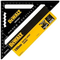 DeWalt Accessoires DWHT25227-0 Bouwdriehoek | Speed Square | 180 mm | Metrisch - DWHT25227-0-2