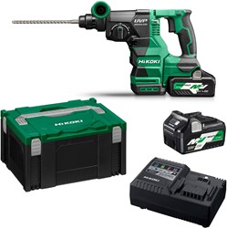 Hikoki DH3628DAWVZ Accu boor-breekhamer | 36 V | 3,2 J | Inclusief lader en 2 x 4.0 Ah accu's | HSC III koffer DH3628DAWVZ