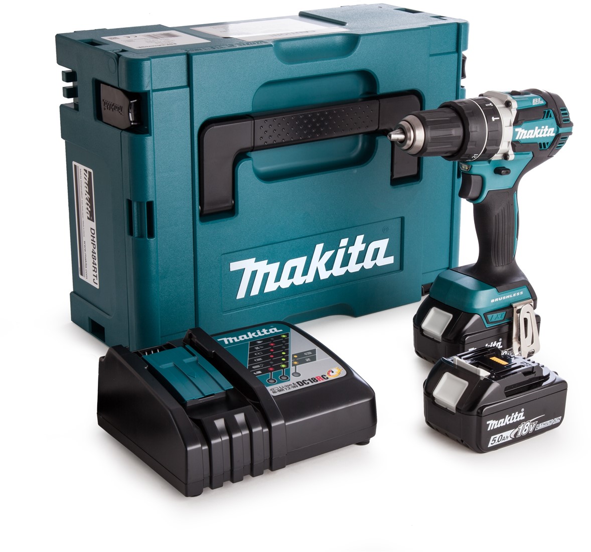 Makita DHP484RTJ Accuklopboormachine 18v 5,0ah Li-ion ToolMax