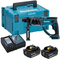 Makita DHR202RTJ 18V Accu Combihamer | SDS-PLUS | 5.0Ah Li-ion - DHR202RTJ