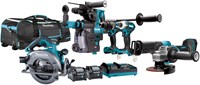 Makita DK0128G601 | Combiset | 40 V Max | 2x 4.0Ah | TD001G | DF001G | JR001G | GA005 | HR002GZ05 | HS003G | in tas - DK0128G601