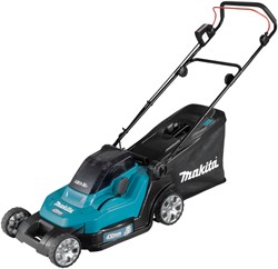Makita DLM432PT2 | Grasmaaier | 2x18 V | 43 cm | Inclusief accu's en lader