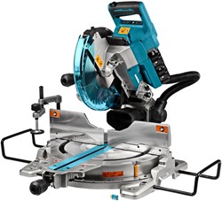Makita DLS111PT2U 2x18 V Radiaal afkortzaag 260 mm 5,0 Ah accu (2 st), duo snellader - DLS111PT2U