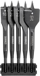 DeWalt Accessoires Houder + Extreme IMPACT speedboren | 5 stuks | 18 mm, 20 mm, 22 mm, 25 mm, 32 mm - DT70832-QZ