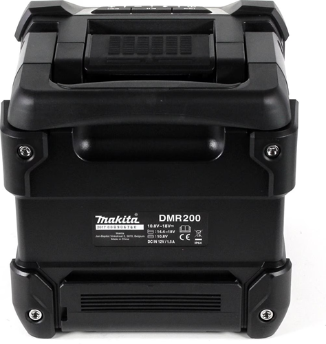 Makita DMR200B Accu Bluetooth speaker | 12-18V Li-Ion | stroom & accu | Zwart - DMR200B-3