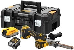 DeWalt DCM200E2T Accu stripschuurmachine 13mm 18V XR 1.7Ah POWERSTACK in T-Stak - DCM200E2T-QW