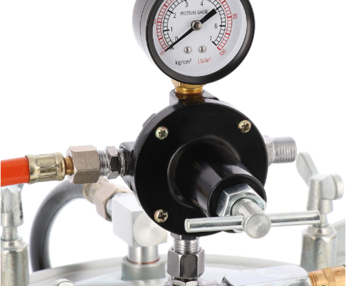 Airpress Drukvat Verzinkt 8.5 L + Verfspuit - 45202-2