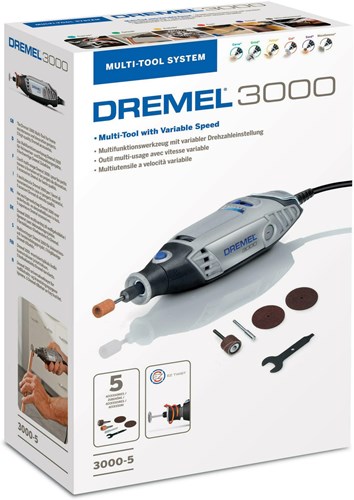Dremel Serie 3000 (3000-5)+ 5 superieure Dremel accessoiresset - F0133000JU-3