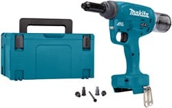 Makita DRV250ZJ 18V Blindklinknageltang t/m 6,4 mm | zonder accu's en lader  - DRV250ZJ