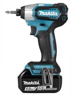 Makita DTD156RTJ Slagschroevendraaier 18V | inclusief 2x5.0Ah accu's, snellader, Mbox-2
