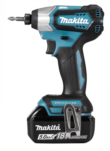 Makita DTD156RTJ Slagschroevendraaier 18V | inclusief 2x5.0Ah accu's, snellader, Mbox-2