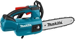 Makita DUC254PTE 18V Tophandle Kettingzaag 25 cm |  5,0 Ah accu (2 stuks) + duo snellader