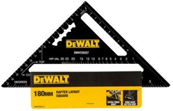 DeWalt Accessoires DWHT25227-0 Bouwdriehoek | Speed Square | 180 mm | Metrisch - DWHT25227-0