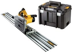 DeWalt DWS520KT Invalcirkelzaagmachine | 1300w 165mm + DWS5022 1500mm geleiderail - DWS520KT-QS