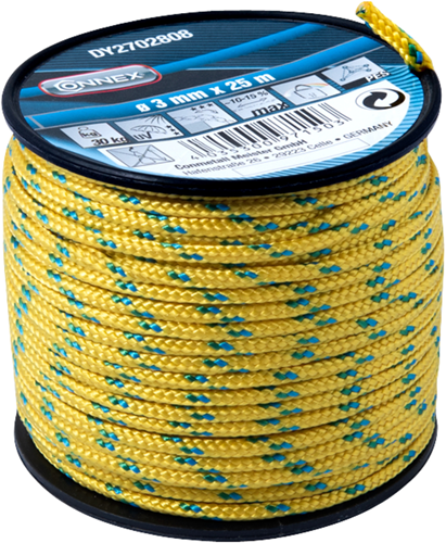 Connex Pes Touw Geel 3Mmx25M - DY2702808