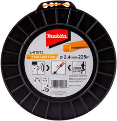 Makita Accessoires E-01812 | Maaidraad | 2,4x225mtr | oranje - E-01812