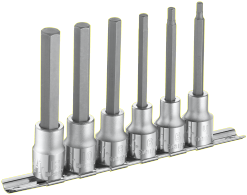 Expert by Facom lange 6-kante schroevendraaierdoppenset 1/2" | 6-delig | E032941 - E032941