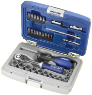 Expert by Facom doppenset met hulpstukken 1/4" | 34-delig | in koffer | E194672 - E194672
