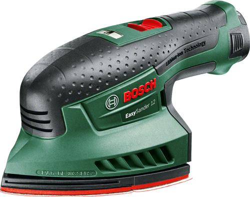 Bosch Groen EasySander 12 | Accumultischuurmachine 12V (1x 2.5Ah accu + lader) - 0603976909