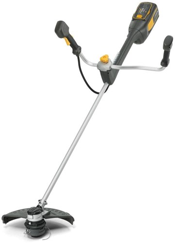 Stiga BC 700e B Kit Accu Bosmaaier | 7 serie | 0,5 kW | inductie | 38 cm | bike | TriArc | B&W | 1x 4.0Ah 48V E440 accu + C 430 F lader | Dubbel harnas-2