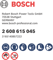 Bosch Accessoires Diamantschijf Universal Turbo Bosch Line 115 x 22, 23 x 2x 7 10x - 2608615045-3