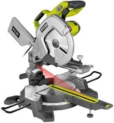 Ryobi EMS254L 2000 W compacte afkort/verstekzaagmachine met laser - 5133001202