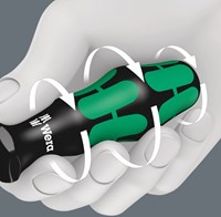 Wera 368 Schroevendraaier voor Binnenvierkant-schroeven, # 1 x 80 mm - 1 stuk(s) - 05117682001-3