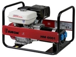 Eurom HM6001 benzine generator 6,3 kW | Honda motor - 449068