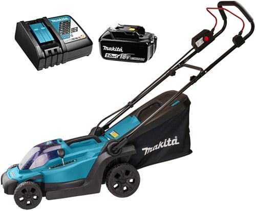 Makita DLM330RT LXT 18 V Accu Grasmaaier | 33 cm | 5.0 Ah accu + snellader | In doos