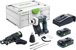 Festool DWC 18-2500 HPC 4.0 I-Plus | DURADRIVE accu schroefautomaat 18V 2500rpm in Systainer SYS3 M 187 (2x 4.0Ah accu + lader) - 576498