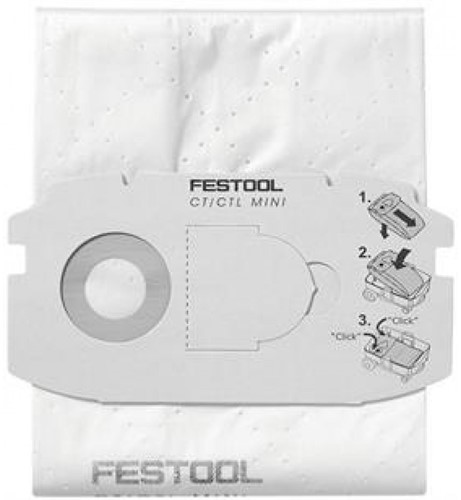 Festool Accessoires FILTERZAKKEN CTL MINI (5x) | 498410-2