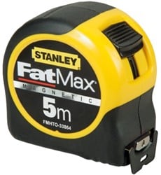 Stanley handgereedschap Rolbandmaat FatMax Blade Armor Magnetisch | 5 meter - FMHT0-33864