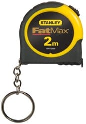 Stanley handgereedschap FatMax Rolbandmaat 2m Sleutelhanger - FMHT1-33856