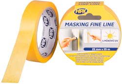 HPX Masking 4400 Fine Line | Oranje | 25mm x 25m - FP2525 FP2525