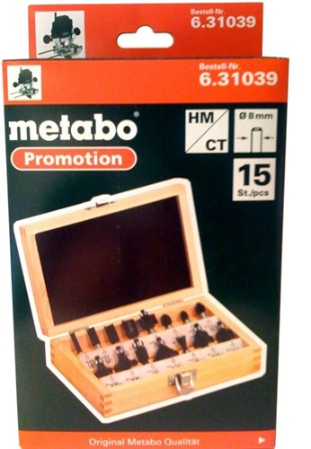 Metabo Freesassortiment | 6-dlg | 8 mm | 6.31040 - 631040000