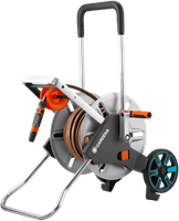Gardena Slangenwagen AquaRoll M Easy Metal Set met 25m Flex slang - 18547-20